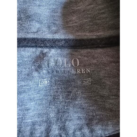 Polo Ralph Lauren Sweater Gray 4XB Men 1/4 Zip Pullover L/S Business Causal - Picture 2 of 4